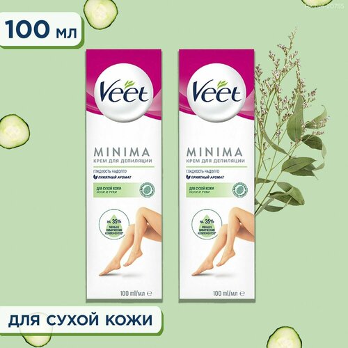 Крем для депиляции Veet Minima для сухой кожи, 100 мл