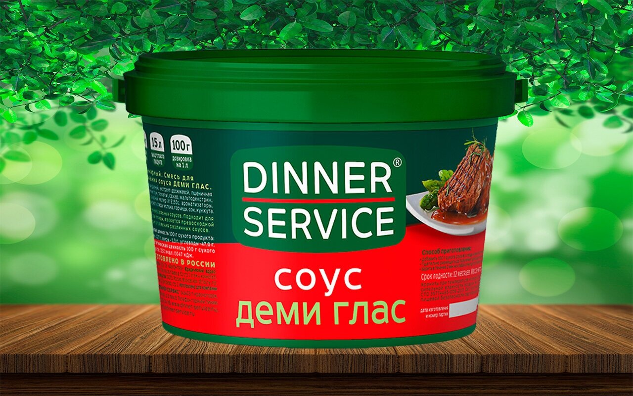 DINNER SERVICE Соус Деми Глас, 1,5 кг