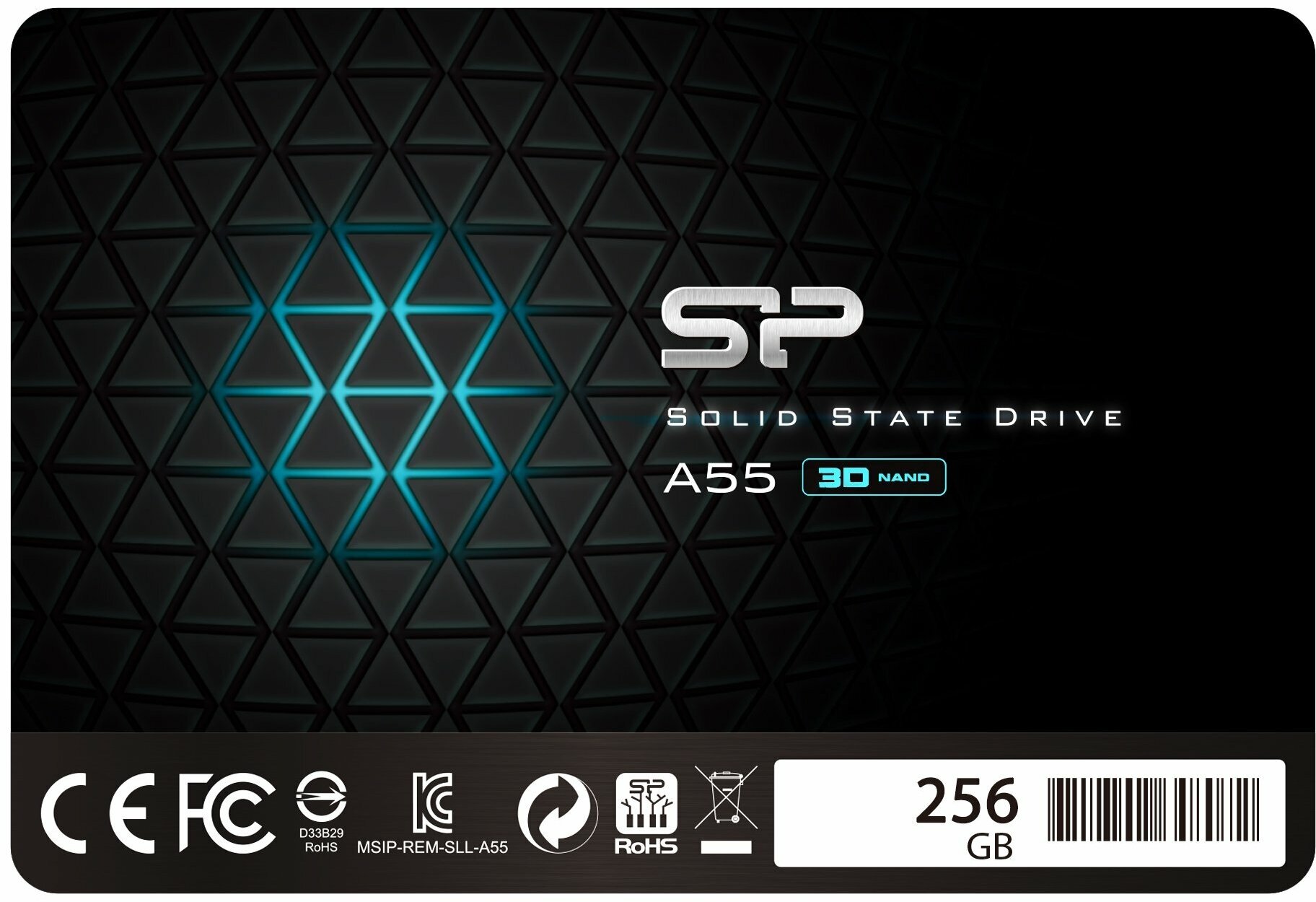 Твердотельный накопитель SSD M.2 256 Gb Silicon Power SP256GBSS3A55M28 Read 560Mb/s Write 530Mb/s TLC - фото №13