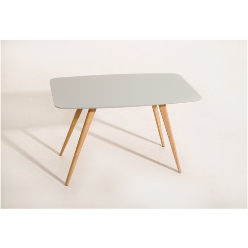 Стол журнальный нежный серый цвет, матовая эмаль, для детей, в гостиную комнату и офис интерьерная мебель в спальню к кровати, на балкон, для дома и дачи