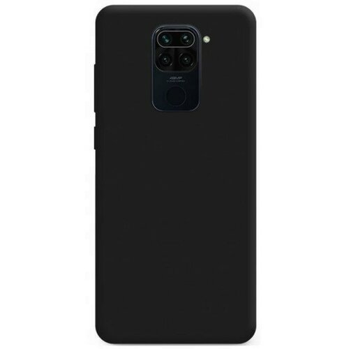 Накладка силиконовая Silicone Cover для Xiaomi Redmi Note 9 чёрная накладка силиконовая silicone cover для xiaomi redmi note 10 pro чёрная