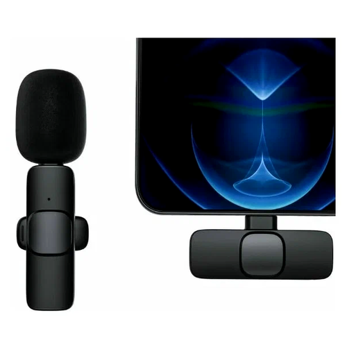 Петличный микрофон для звукозаписиQUALITY AND STYLISHType-Cбеспроводнойпетличка20000Гцчерный 129000₽