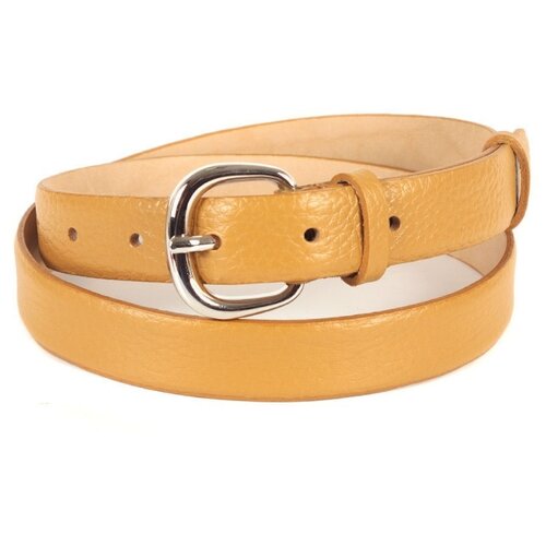 фото Ремень женский из натуральной кожи mayger а-рн-2829/горчичный/130