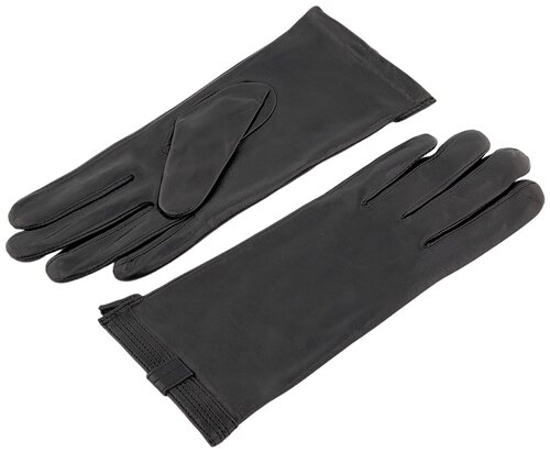 Перчатки Pittards демисезонные, натуральная кожа, размер 6.5, черный
