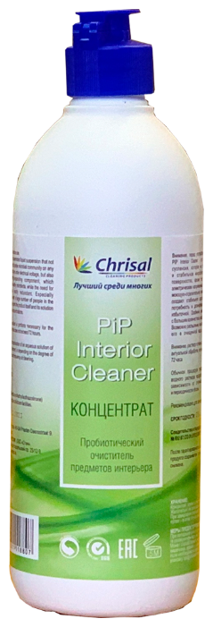 фото Универсальное чистящее пробиотическое средство Chrisal PIP Interior Cleaner 500 мл