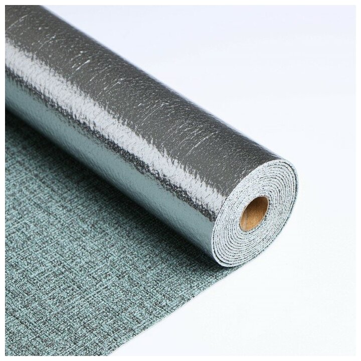 фото Панель ПВХ самоклеящаяся в рулоне темно-зеленый, 2,8м, 50см, толщ2мм 9231508