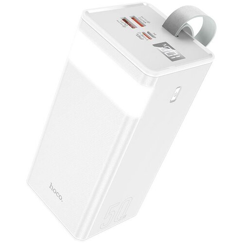 Аккумулятор внешний HOCO J86A Powermaster 50000mAh QC30 PD цвет белый 1520600₽
