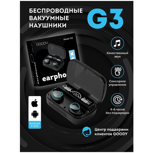 Наушники беспроводные гарнитура микрофон 59900₽