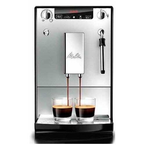 Кофемашина Melitta Caffeo E 953-102 Solo milk 1400Вт черныйсеребристый 6048300₽