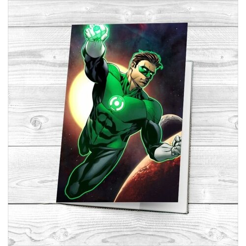 фото Обложка на паспорт зелёный фонарь, green lantern №4 suvenirof-shop