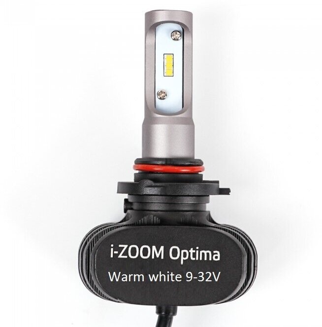 Светодиодные лампы Optima LED i-ZOOM HB3(9005) Warm White 4200K 9-32V (2 лампы)