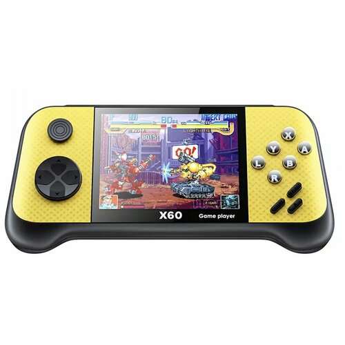 Игровая консоль X60 4849 игр 16 bit без джойстика желтый 331600₽