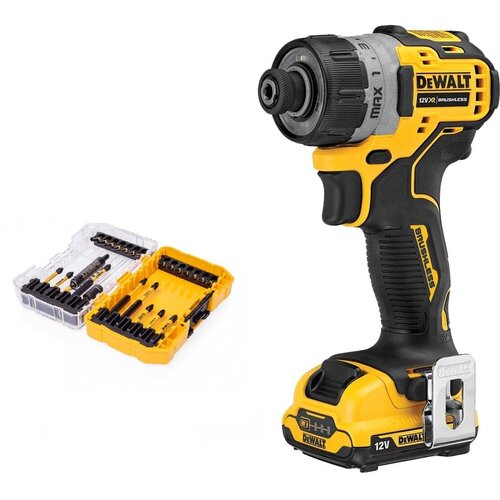 Акция Шуруповерт аккумуляторный DEWALT DCF601D2-QW Набор бит и насадок 25 пр Flextorq 1963000₽