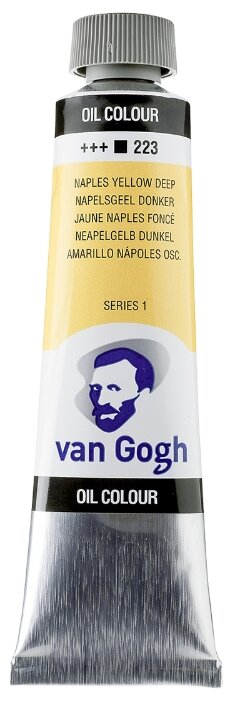 фото Краска масляная Van Gogh туба 40мл №223 Желтый неаполитанский насыщенный