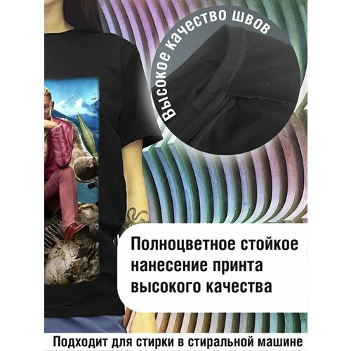 фото Футболка будь на стиле, хлопок, размер xs, черный