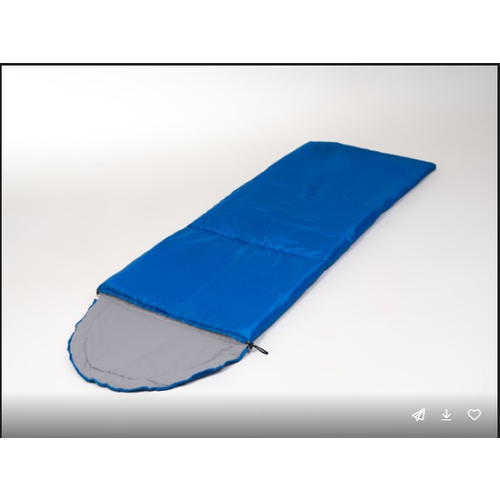 Спальный мешок Аляска/ ALASKA BalMax econom до 0 °C, синий