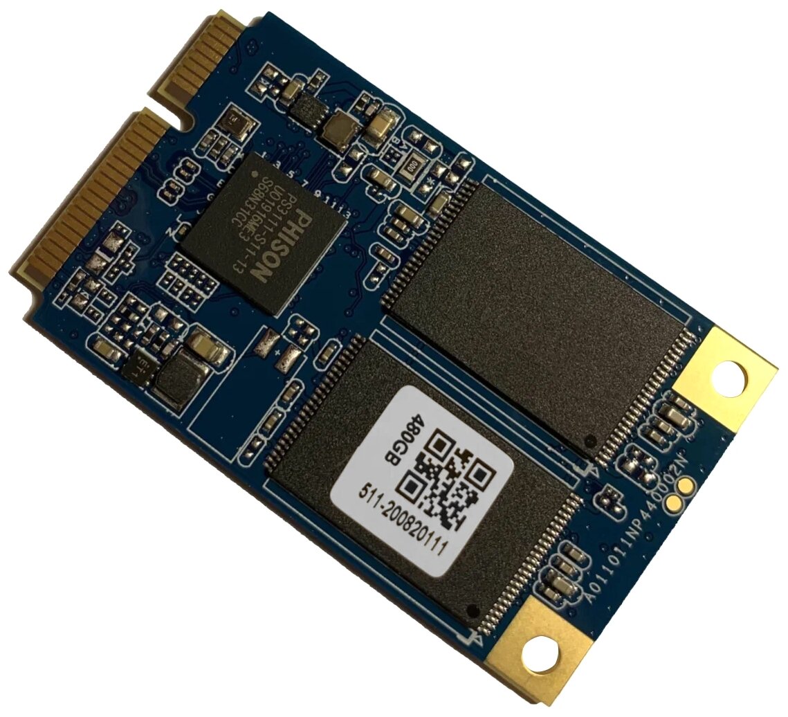 Диск SSD 480Gb Phison PS3111 (mSATA 3D TLC NAND) MT-SSE480 OEM