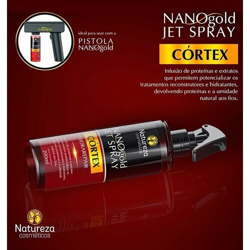 массажный водопад aquaviva em4403 intense jet spray Термозащита Natureza NANOgold Jet Spray Cortex 200 мл