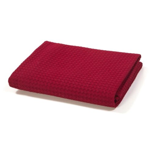 фото Полотенце банное "арт дизайн" вафельное; бордовое; размер 70 х 140 артдизайн