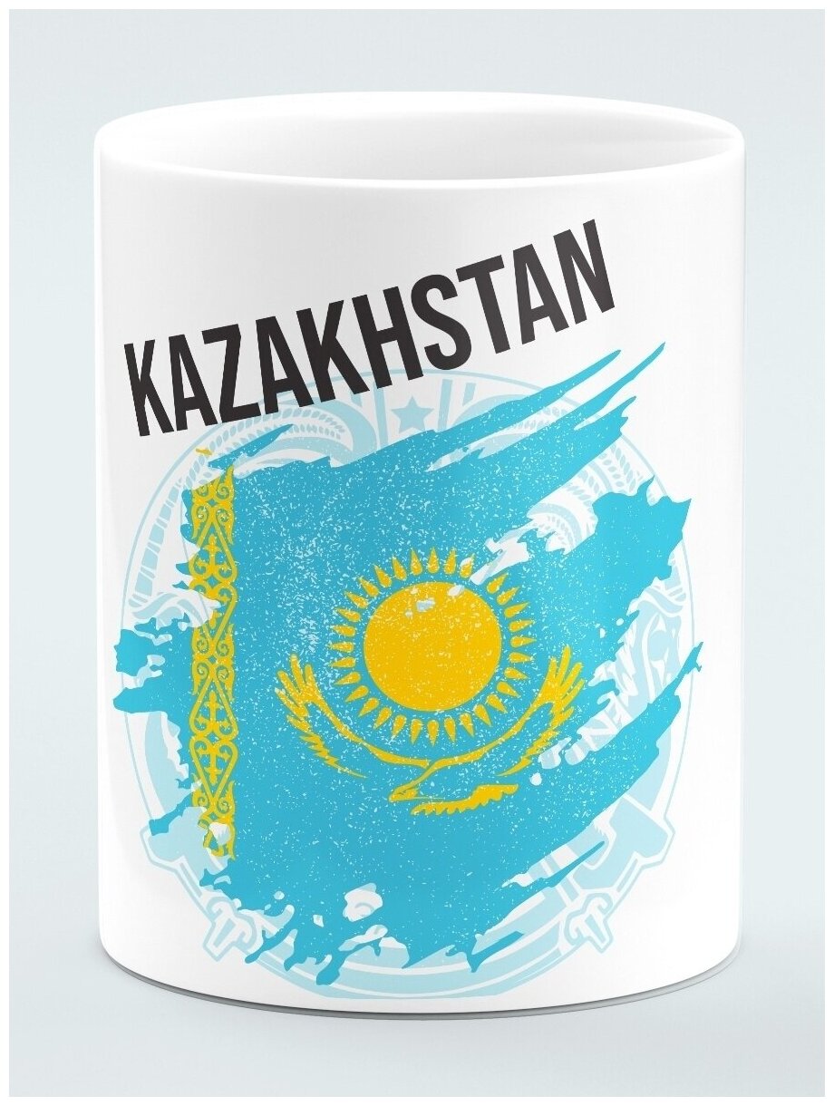 Кружка стандарт Флаг Казахстана