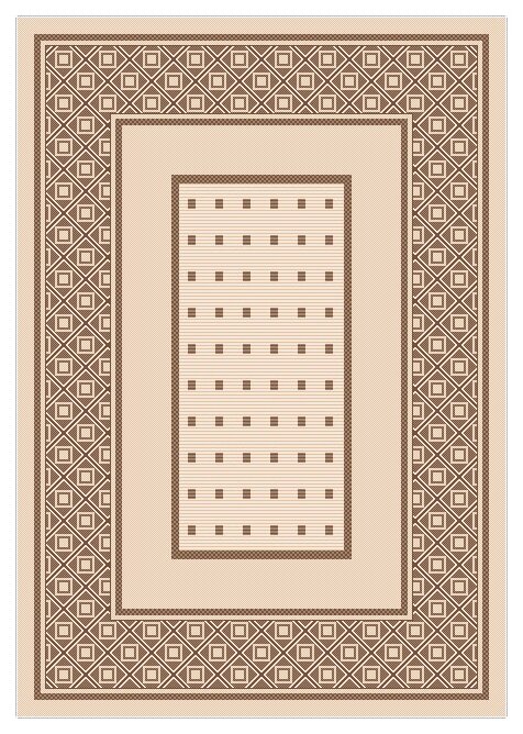 Ковер-циновка Люберецкие ковры Эко 7903-01, 1 x 2 м - фотография № 4