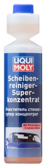 Очиститель стекол суперконцентрат Liqui Moly Scheiben-Reiniger Super Konzentrat, персик, 0.250 л