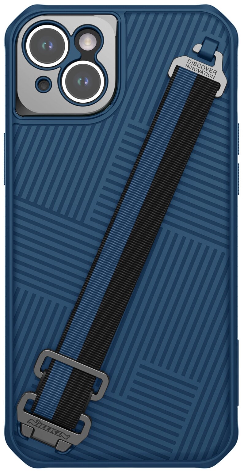 Nillkin для iPhone 14 Plus чехол Strap Magnetic Blue, шт