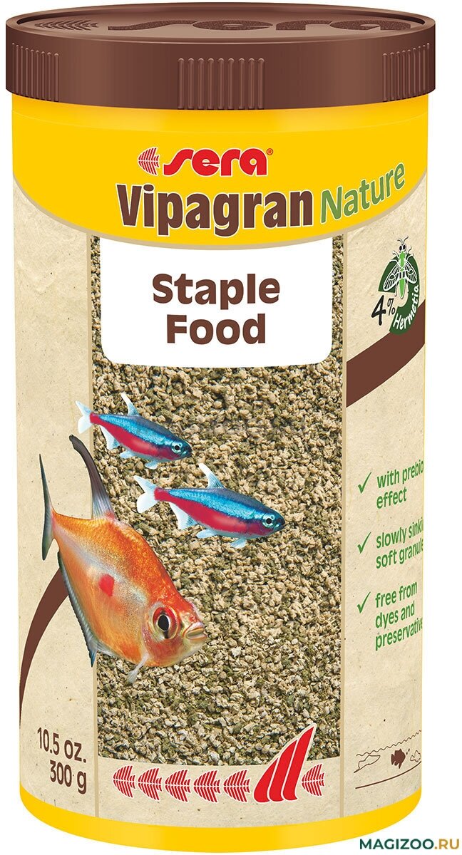 Корм сухой Sera Vipagran для всех видов рыб, 10л - фото №7