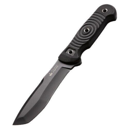 нож фиксированный kizlyar supreme trident aus 8 stonewash черный Нож фиксированный Kizlyar Supreme Vendetta AUS-8 Black Titanium черный