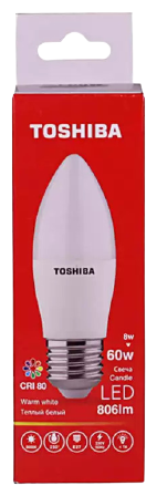 Лампа светодиодная Toshiba 00501315923A E27 C39