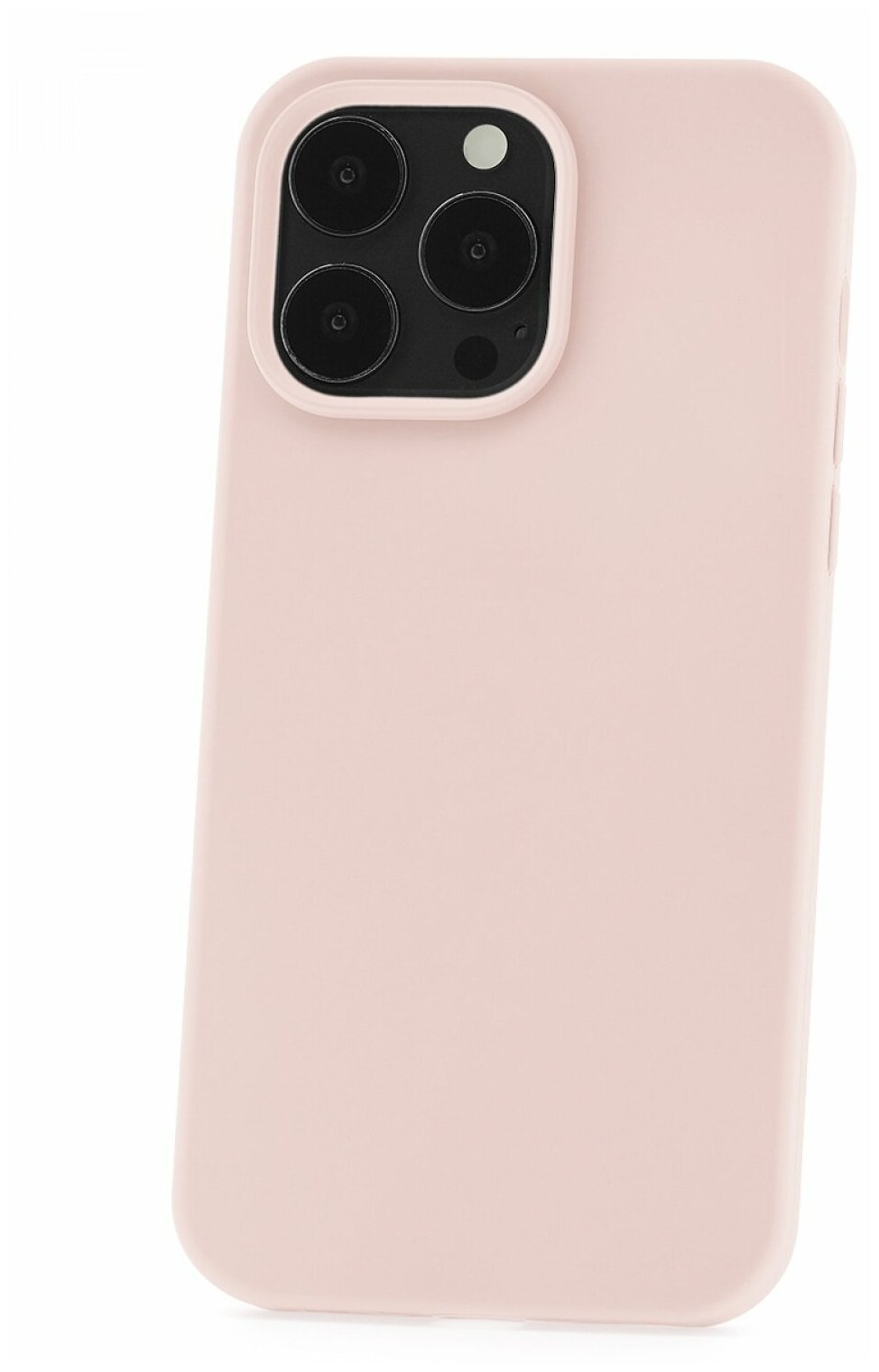 Чехол для iPhone 14 Pro Max Derbi Soft touch розовый песок, противоударный силиконовый бампер, пластиковая накладка софт тач, защитный кейс на Айфон