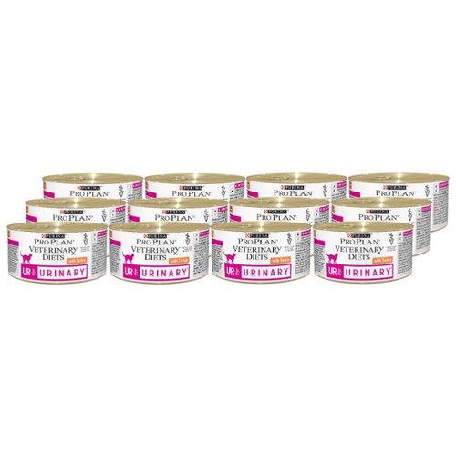 фото Корм для кошек Pro Plan Veterinary Diets Feline UR Urinary with Turkey canned (0.195 кг) 24 шт.