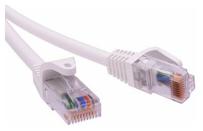 Патч-корд неэкранированный CAT5E U/UTP 4х2 LSZH белый 0.5м | код RN5EUU4505WH | DKC (6шт. в упак.)