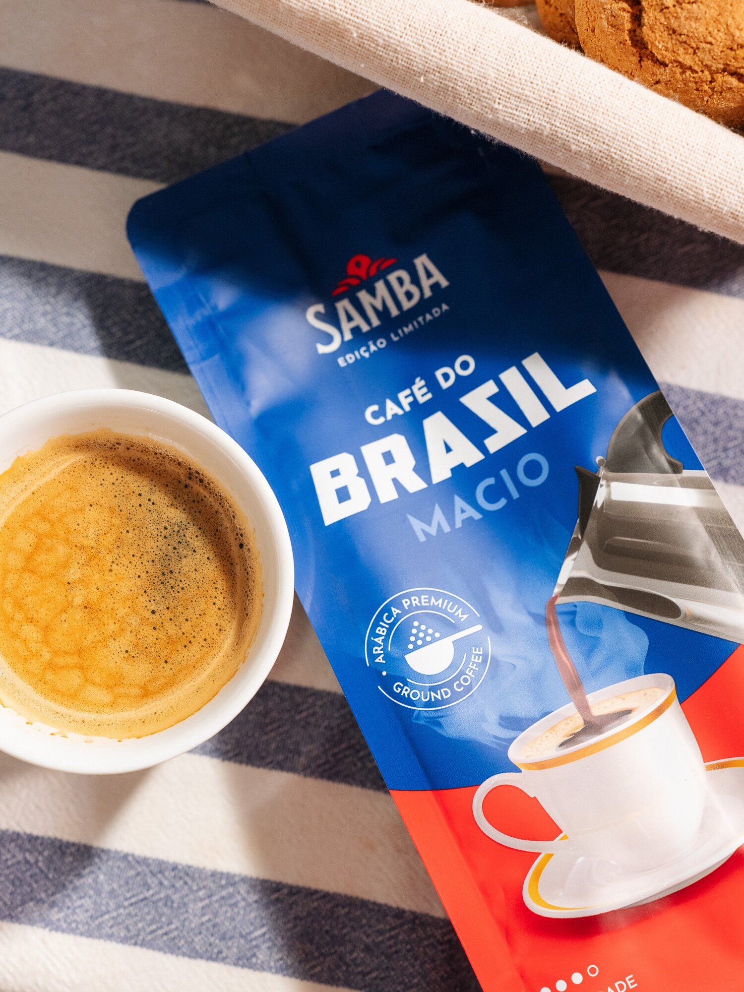 Samba Cafe Brasil MACIO / Кофе молотый / свежеобжаренный / арабика / 200 г