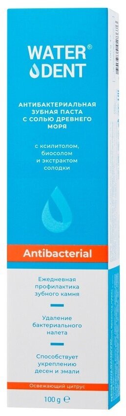 WATERDENTЗубная паста антибактериальная 100 г