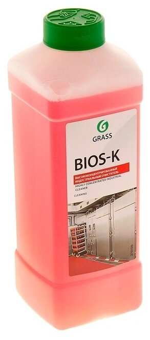 Высококонцентрированное щелочное средство Bios K канистра 1л
