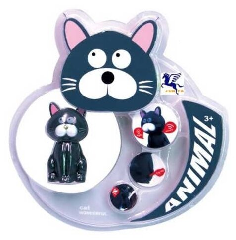 Фигурка мини-животного Junfa Кошечка, свет, звук (RS6199-Cat)