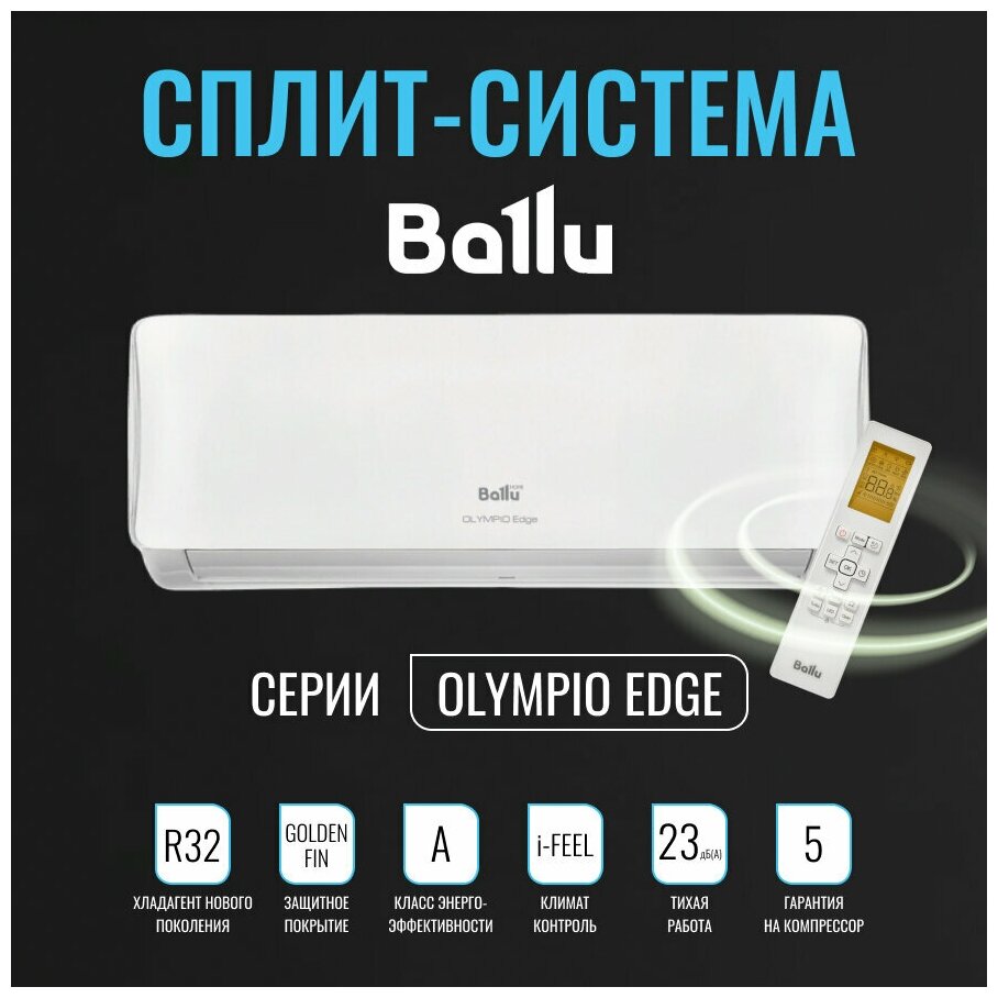 Сплит-система Ballu BSO-09HN8_22Y, белый - фотография № 11