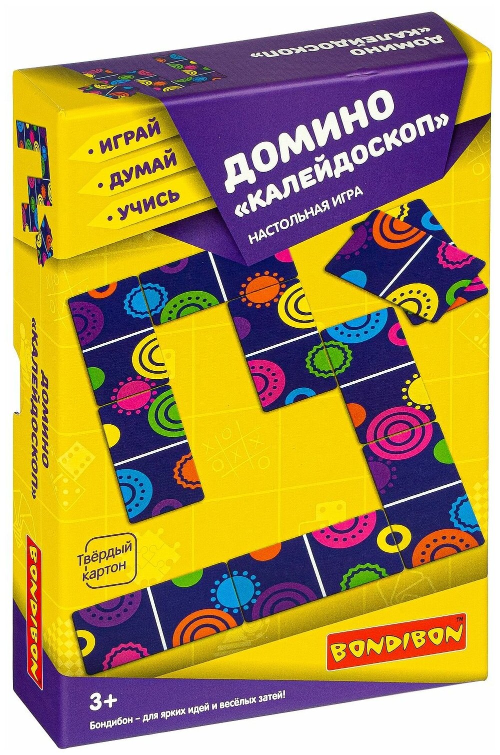 Домино "Калейдоскоп"-настольная игра BONDIBON.