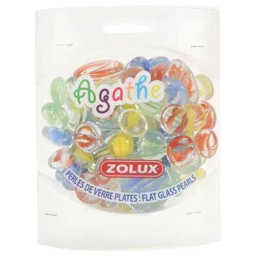 Украшения для аквариума стеклянные Zolux Агата (микс), 400 гр