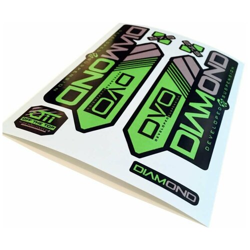 фото Наклейки на велосипедную вилку "dvo diamond" нет бренда