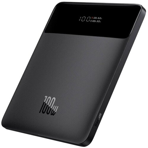 Power bank внешний аккумулятор зарядка для телефона планшета Baseus Blade Digital Display 20000mAh PD 100W черный 579000₽