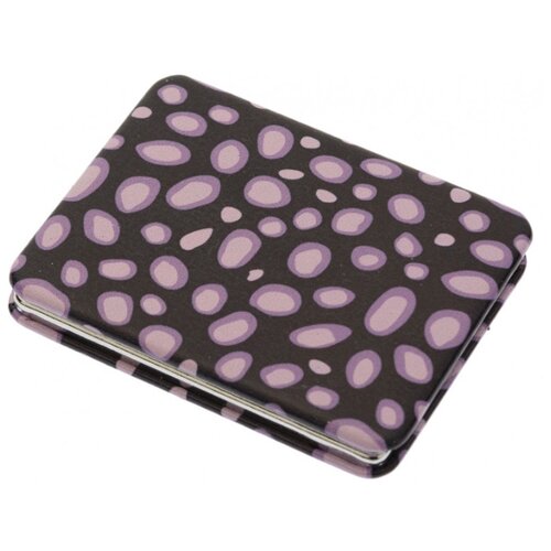 фото Зеркало косметическое карманное dewal beauty дикая природа пурпурный гепард