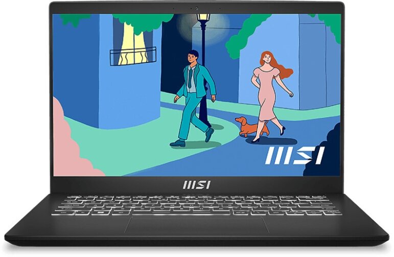 Ноутбук MSI Modern 14 C5M-010XRU Black 9S7-14JK12-010 (AMD Ryzen 5 5625U 2.3 GHz/16384Mb/512Gb SSD/AMD Radeon Graphics/Wi-Fi/Bluetooth/Cam/14/1920x1080/DOS)