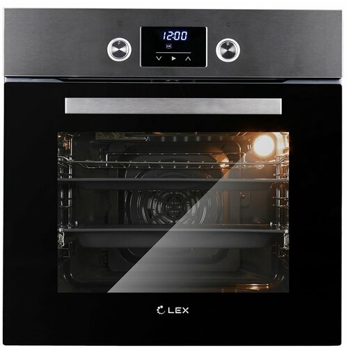 Электрический духовой шкаф LEX EDP 093 IX Black 38499₽