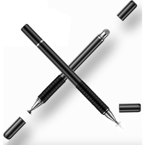 Дисковый стилус для сенсорных экранов ORIbox Universal Stylus Pencil серия Precision 2 в 1 (Черный)