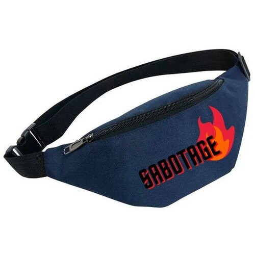 фото Сумка поясная noname, синий