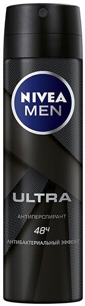 Набор из 3 штук Дезодорант для тела NIVEA 150мл Антиперспирант спрей ULTRA муж