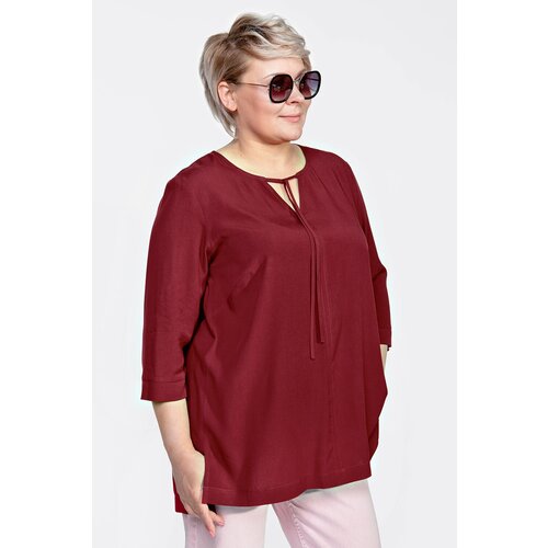 Блуза  SVESTA, размер 52, бордовый
