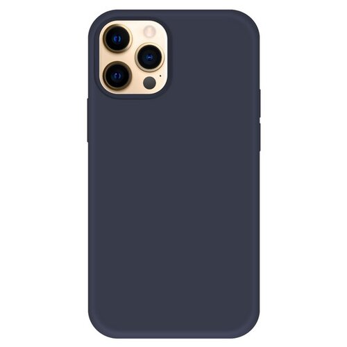 фото Krutoff / чехол-накладка krutoff silicone case для iphone 12 pro max (айфон 12 про макс), (charcoal gray) krutoff group